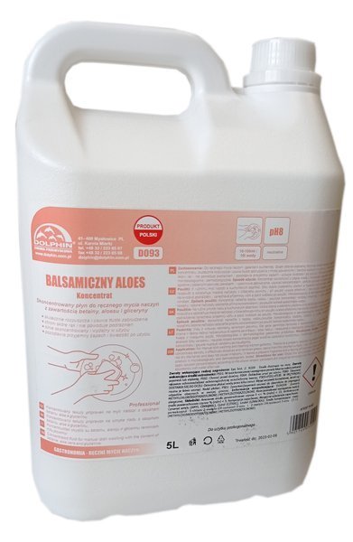 Dolphin Balsamiczny Aloes 5L - płyn do ręcznego mycia naczyń