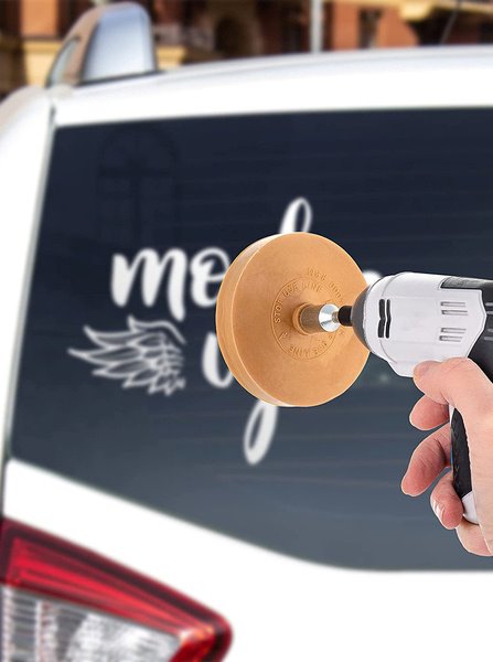 BenBow Gumowy Krążek + ADAPTER Pad Do Usuwania Naklejek