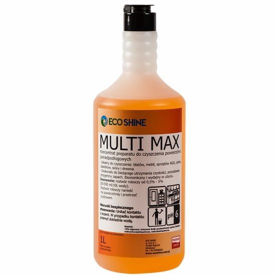 Eco Shine MULTI MAX 1L - uniwersalny płyn czyszczący