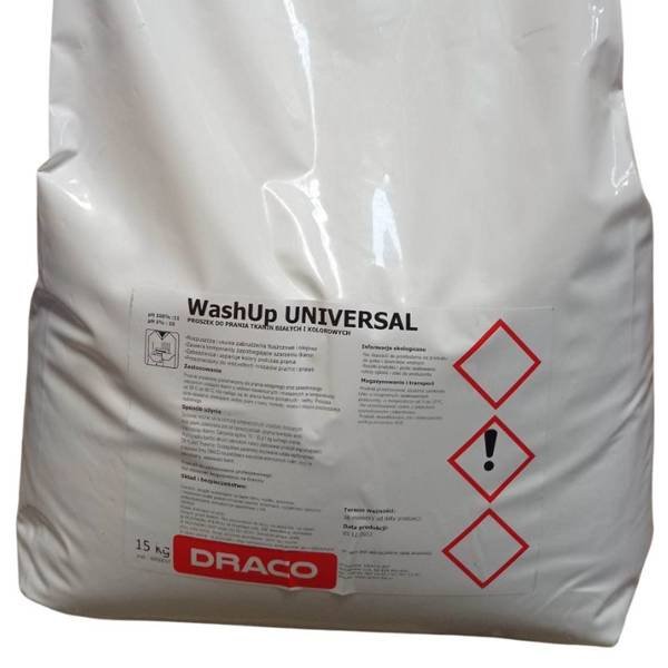 Draco WASHUP Universal 15kg - pranie tkanin w pralni