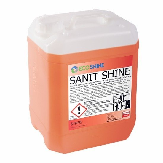 Eco Shine SANIT SHINE 5L - pianka do odkamieniania toalet