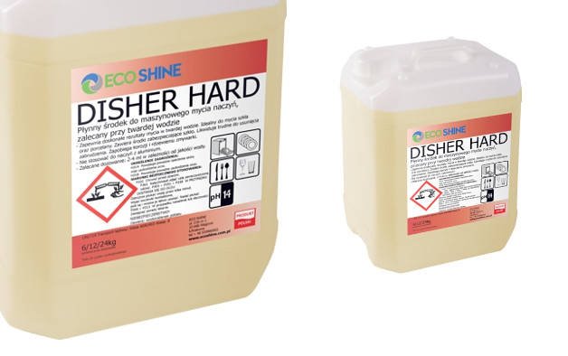 Eco Shine DISHER HARD 12kg - płyn do mycia naczyń w zmywarce