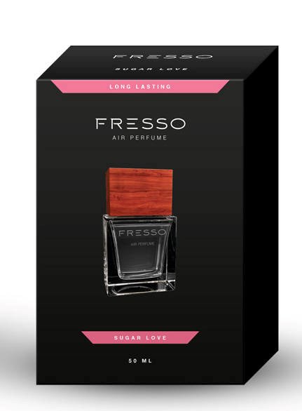 Fresso SUGAR LOVE - drewniana zawieszka + perfumy do auta