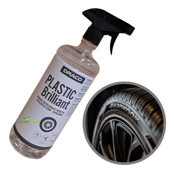 Draco PLASTIC Brilliant 1L - nabłyszczanie opon i zderzaków