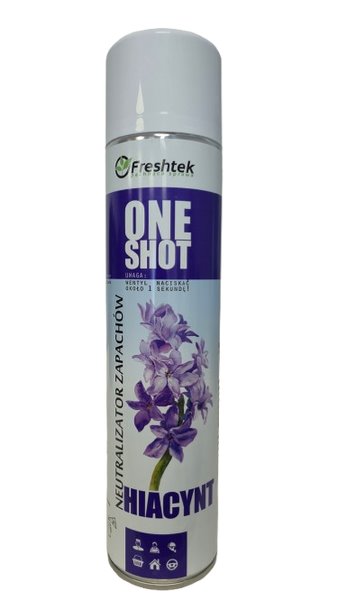 Freshtek ONE SHOT 600ml odświeżacz powietrza - Hiacynt