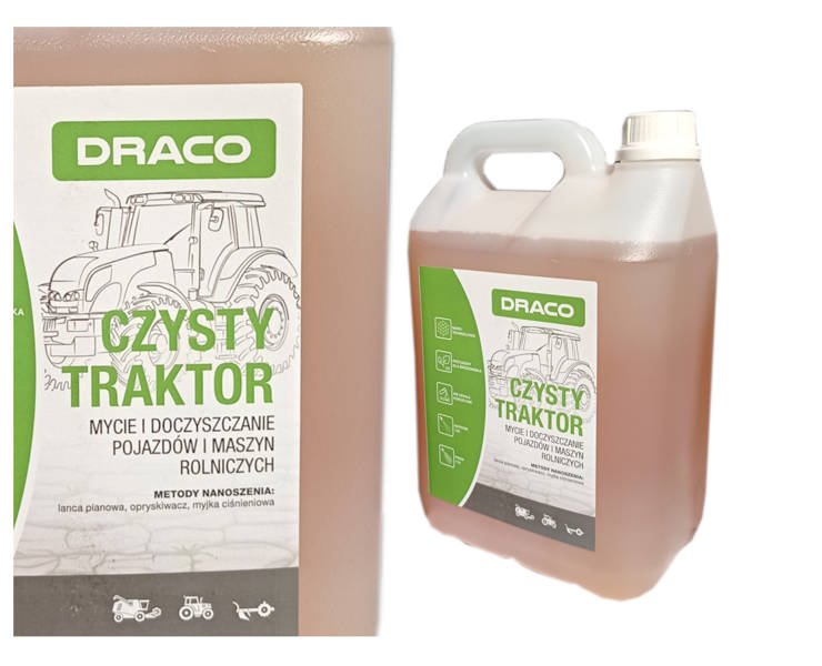Draco CZYSTY TRAKTOR 5L - piana do mycia maszyn rolniczych