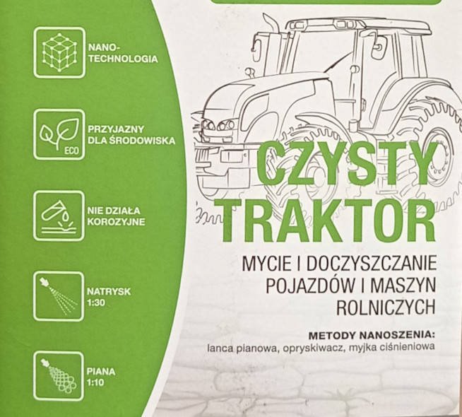 Draco CZYSTY TRAKTOR 5L - piana do mycia maszyn rolniczych