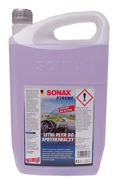 Sonax Płyn do spryskiwaczy 4L - letni płyn zapachowy xtreme
