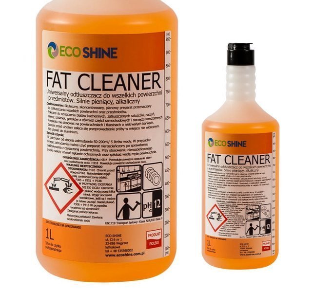 Eco Shine FAT CLEANER 1L - skuteczny odtłuszczacz do mycia