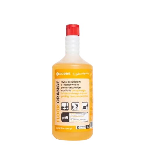 Eco Shine FLOOR ORANGE 1L - płyn do podłóg z alkoholem