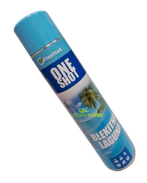 Freshtek ONE SHOT 600ml odświeżacz - Błękitna Laguna