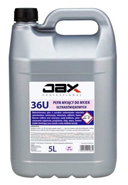 JAX 36U 5L - płyn myjący do myjek ultradźwiękowych