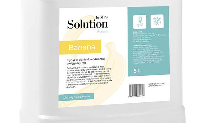 MPS Solution Banan 5L - luksusowe mydło w płynie do rąk