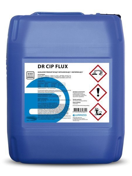 Draco Dr CIP FLUX 23kg - płyn alkaiczny do dezynfekcji
