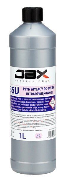 JAX 36U 1L - płyn myjący do myjek ultradźwiękowych