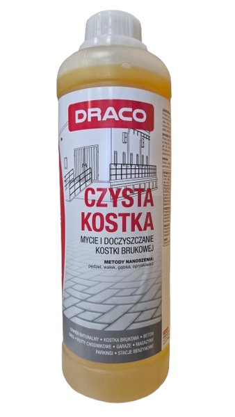 Draco CZYSTA KOSTKA 1L - mycie odtłuszczanie kostki brukowej