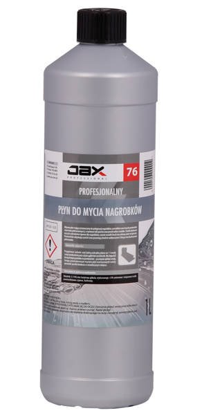 JAX76 1L - płyn do mycia i pielęgnacji nagrobków pomników