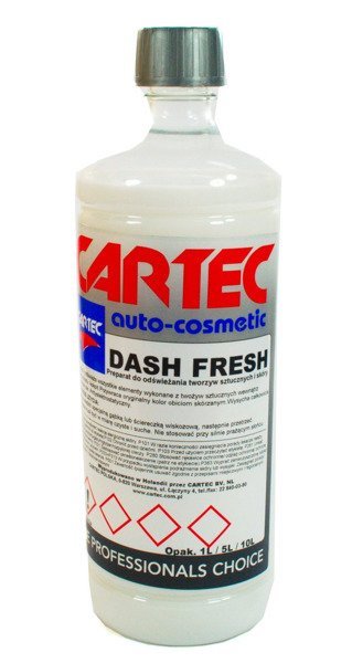 Cartec DASH FRESH 1L - mleczko do kokpitu tworzyw sztucznych