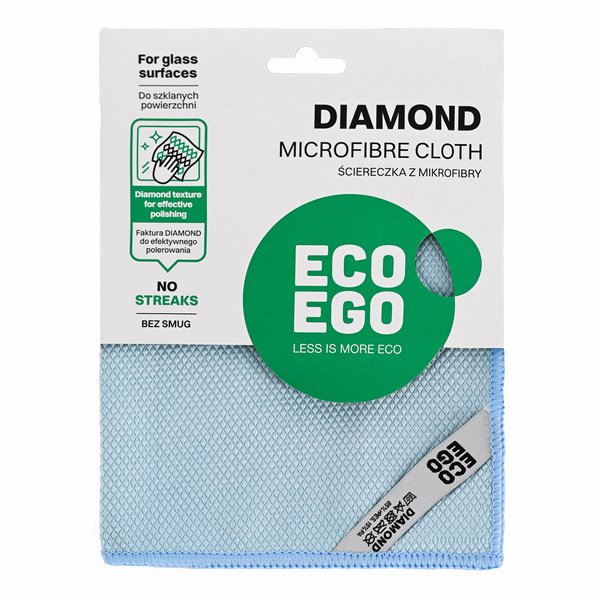 Ściereczka DIAMOND ECO EGO 40x40cm - do czyszczenia szyb