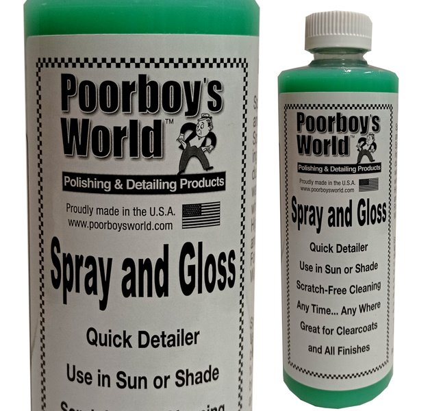 Poorboy`s World Spray & Gloss 473ml - quick detailer