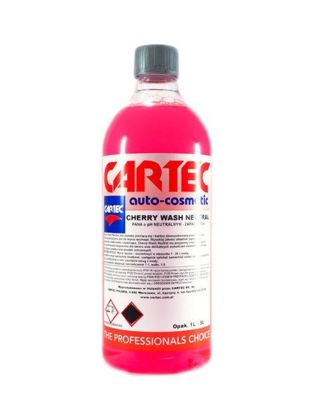 Cartec CHERRY WASH 1L - neutralna piana aktywna do ceramiki