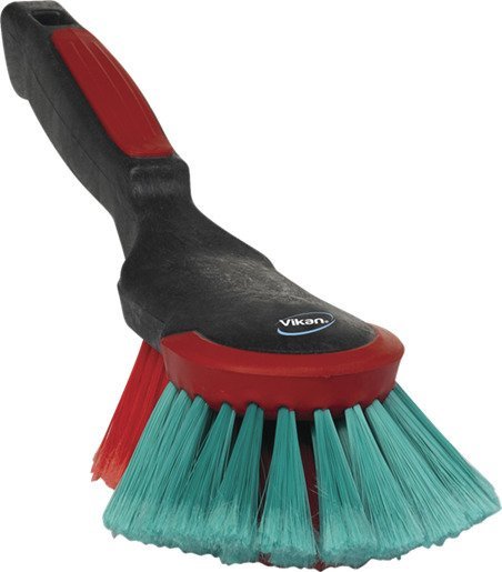 Vikan 524652 - szczotka do mycia felg kół z gumowym rantem