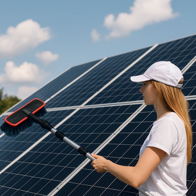 Mycie paneli fotowoltaicznych
