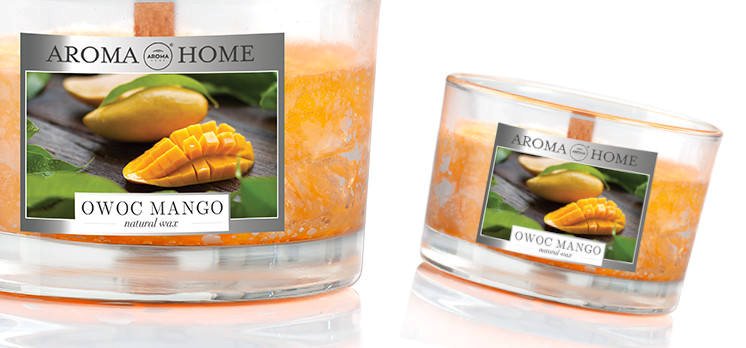 Aroma Świeca Zapachowa Świeczka 115g - Mango