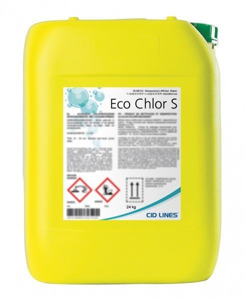 Cid Lines ECO CHLOR S 24kg -  płyn do mycia i dezynfekcji