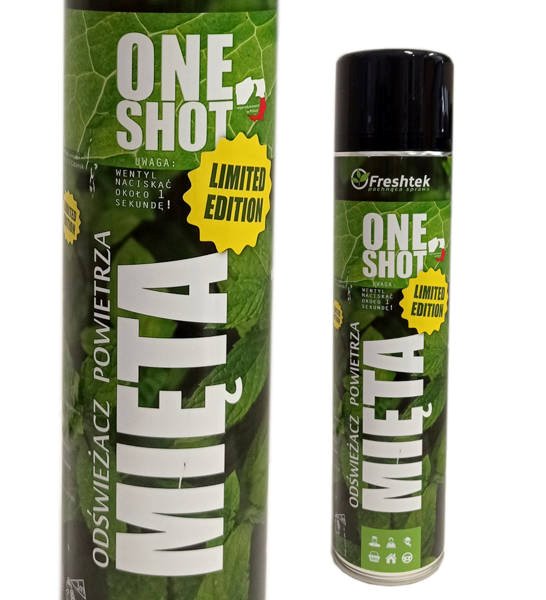 Freshtek ONE SHOT 600ml odświeżacz powietrza - Mięta