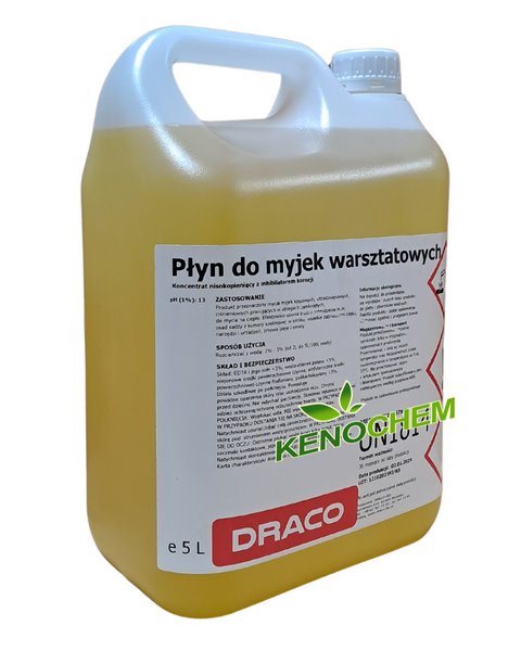 Draco Płyn do myjek warsztatowych 5L - odtłuszcza usuwa brud