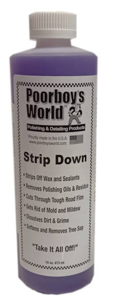 Poorboys Strip Down 473ml - preparat do oczyszczania lakieru