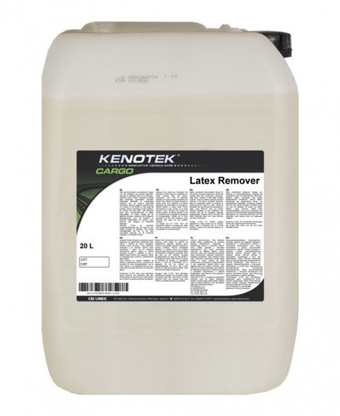 Kenotek LATEX REMOVER 20L - płyn do usuwania lateksu żywicy