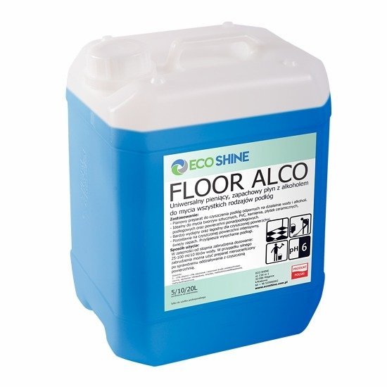 Eco Shine FLOOR ALCO 10L - płyn do mycia podłóg z alkoholem