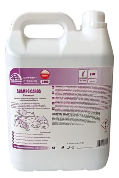 Dolphin SHAMPO CAROS 5L - szampon do ręcznego mycia do myjek