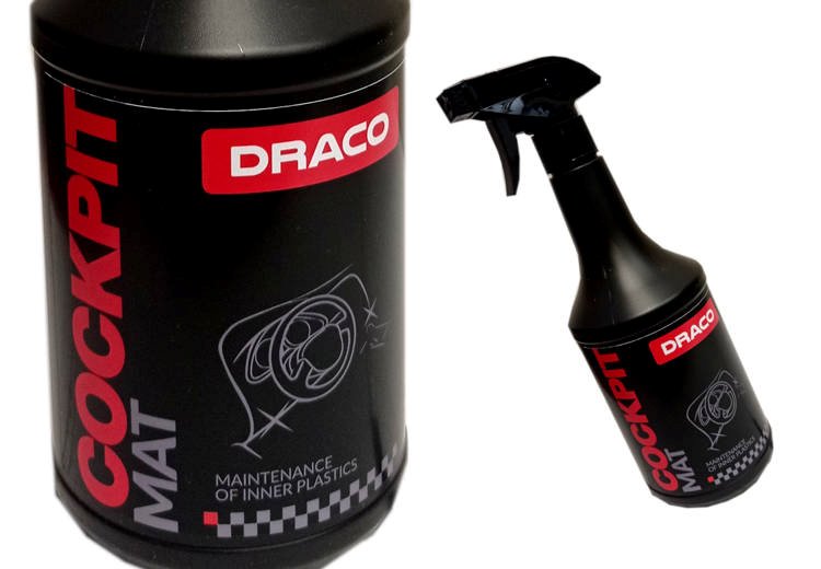 Draco COCKPIT Mat 750ml - pielęgnacja plastików wewnętrznych