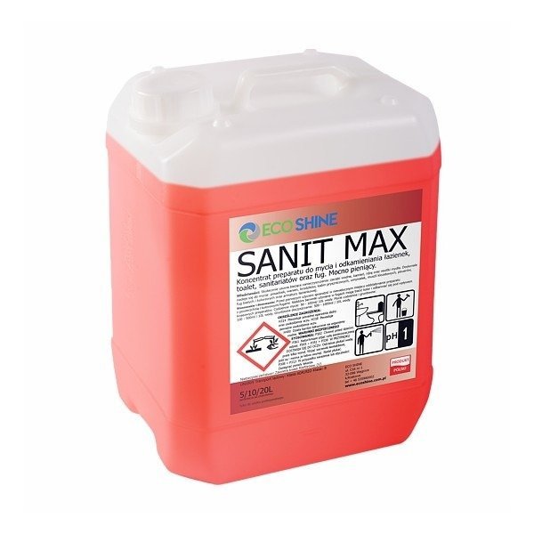 Eco Shine SANIT MAX 5L - odkamieniacz toalet koncentrat