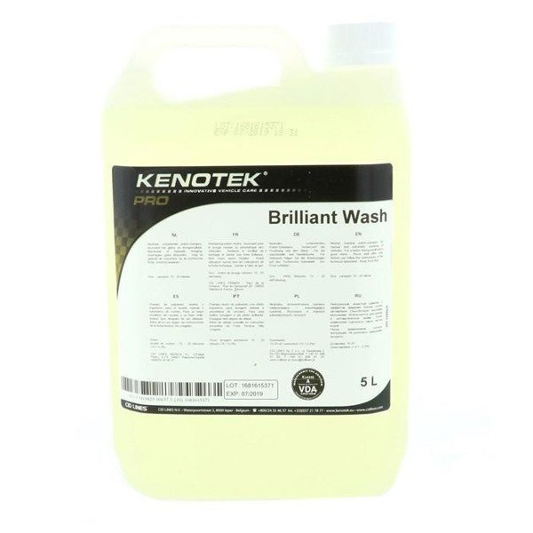 Kenotek BRILLIANT WASH 5L - szampon samochodowy wybłyszczacz