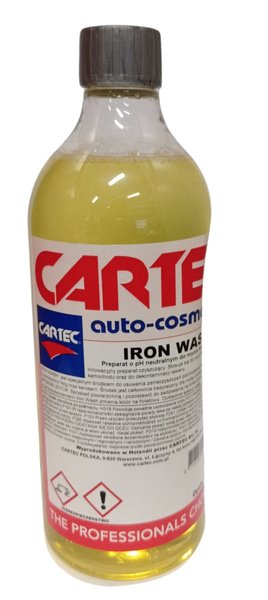 Cartec IRON WASH 1L - pH 7 płyn do usuwania rdzy z felg