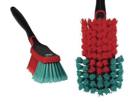 Vikan 525252 - szczotka do mycia felg z gumowym rantem