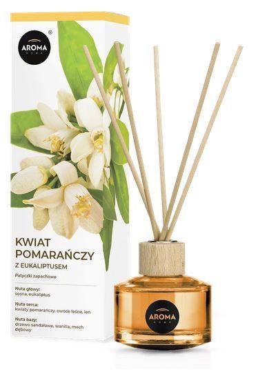 Aroma Patyczki zapachowe 50ml - Kwiat pomarańczy eukaliptus