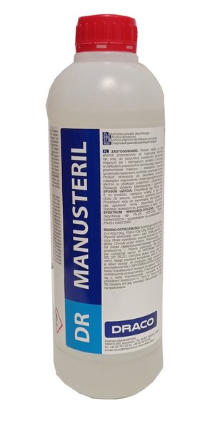 Draco Dr MANUSTERIL 1L - Płyn alkoholowy dezynfekujący