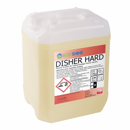 Eco Shine DISHER HARD 6kg - płyn do mycia naczyń w zmywarce
