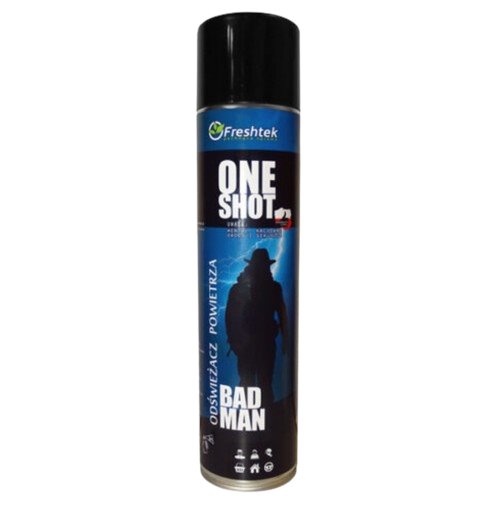 Freshtek ONE SHOT 600ml odświeżacz powietrza - Bad Man