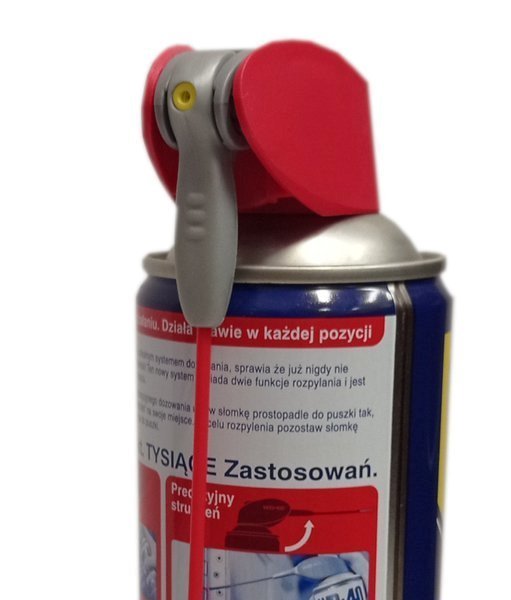 WD-40 450ml - Smaruje i odtłuszcza z aplikatorem ze słomką