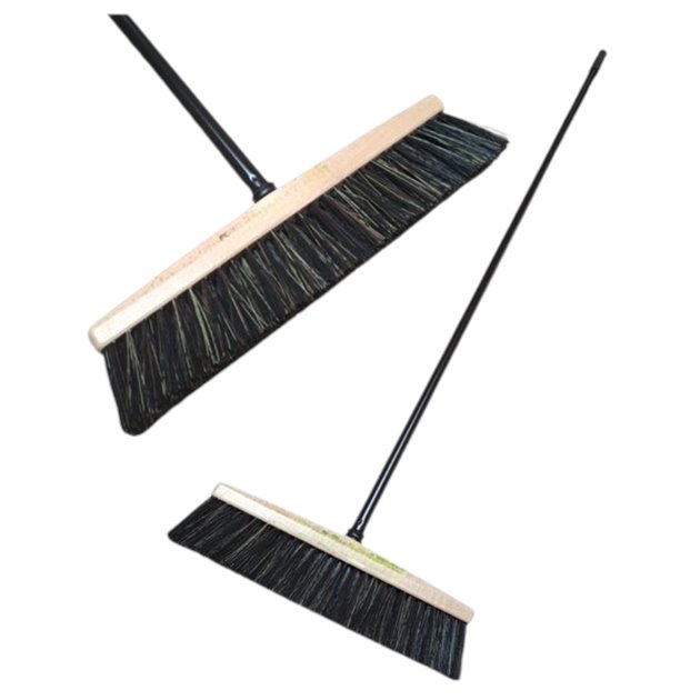 York Miotła tarasowa 40cm z kijem 1,2m - naturalne włosie
