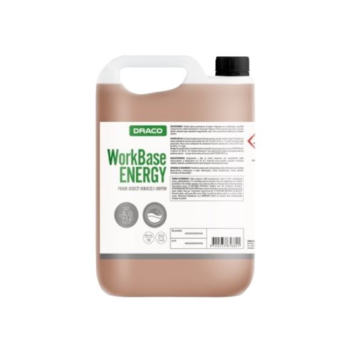Draco WorkBase ENERGY 5L - pranie odzieży roboczej mopów