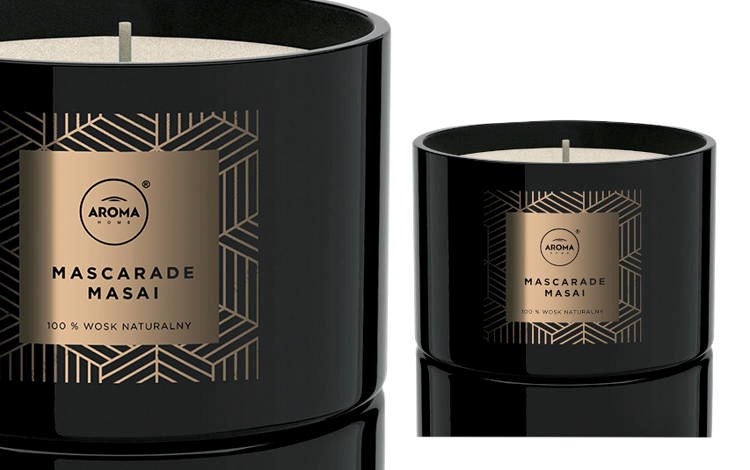 Aroma Świeca zapachowa świeczka 115g - Mascarade Masai