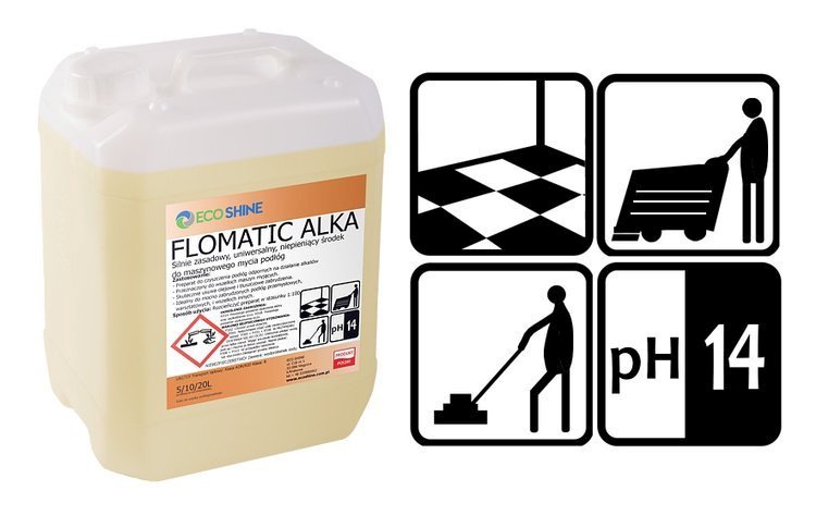 Eco Shine FLOMATIC ALKA 5L - do maszynowego mycia podłóg