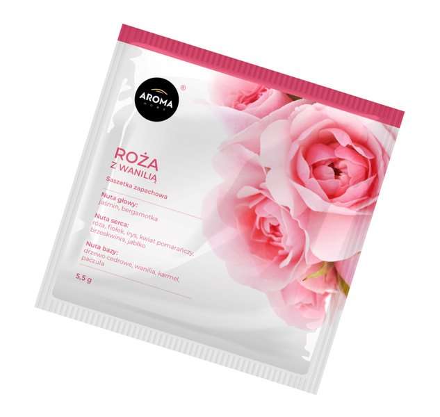 Aroma Saszetka zapachowa do szafy - Roża z Wanilią